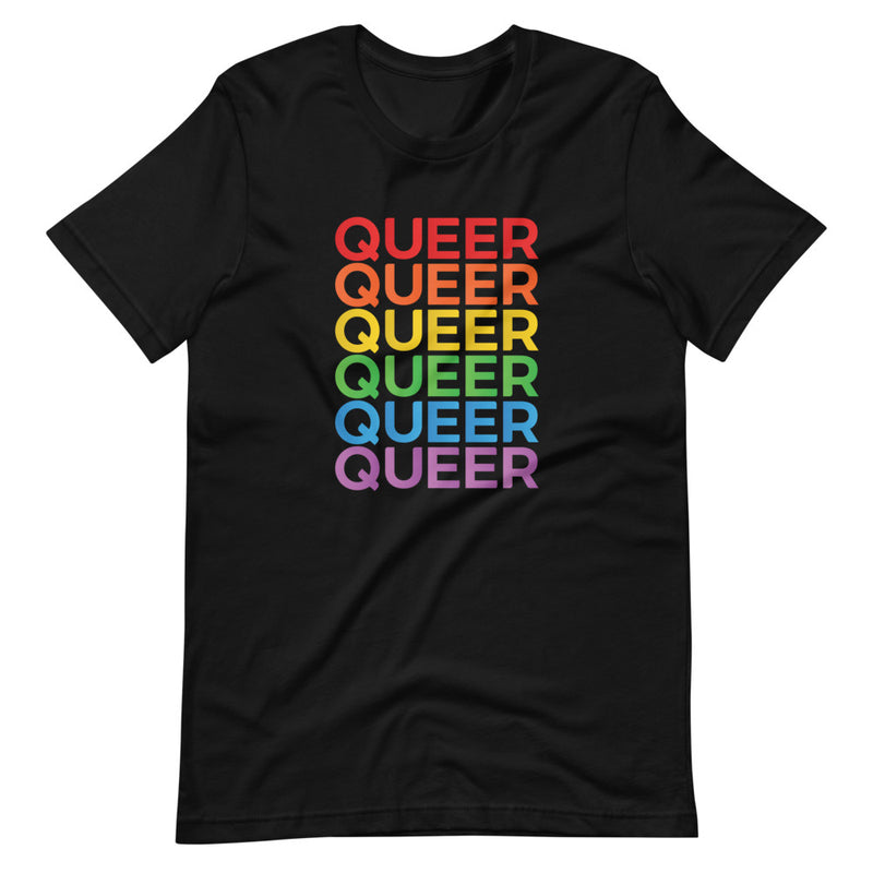 Queer Stacked Rainbow T-Shirt