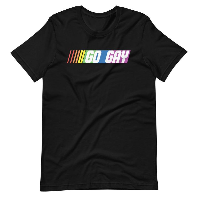 Go Gay T-Shirt in Black