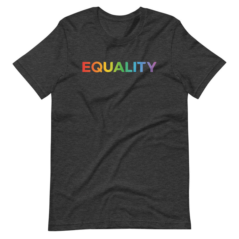 Equality Rainbow Fade T-Shirt in Grey
