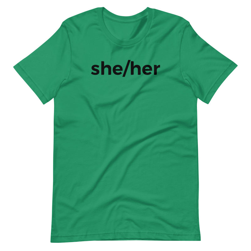 she/her Pronoun T-Shirt