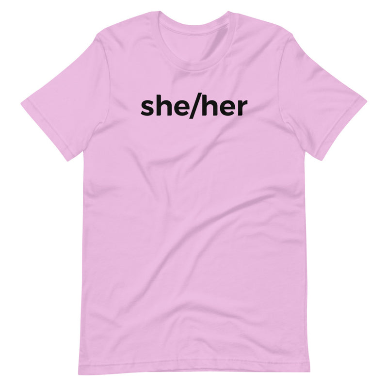 she/her Pronoun T-Shirt