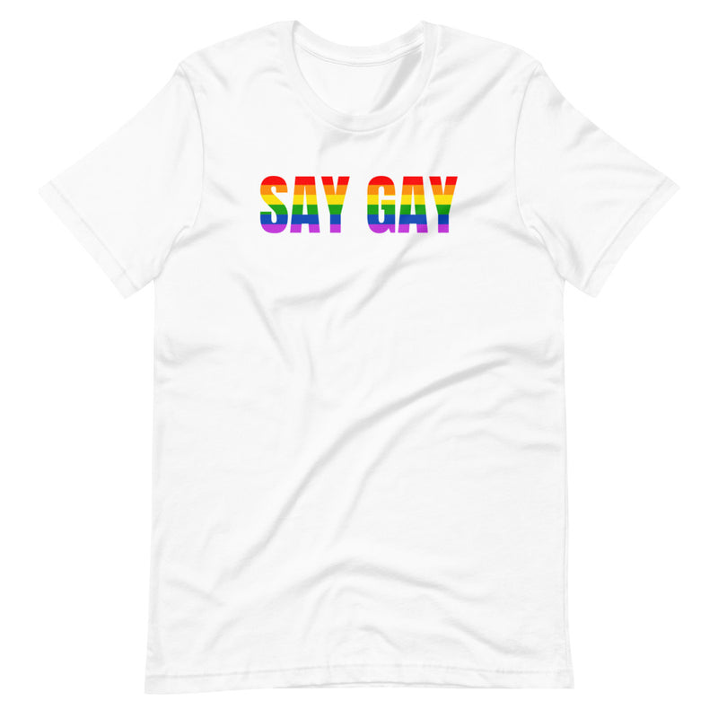Say Gay Rainbow T-Shirt