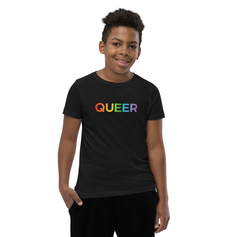 Queer Rainbow Fade Youth T-Shirt
