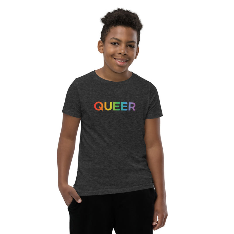 Queer Rainbow Fade Youth T-Shirt